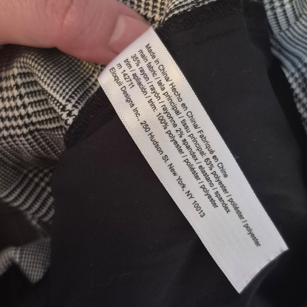 Eloquii plaid wide leg pants 24w - Picture 6 of 11